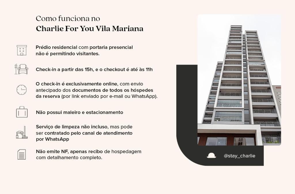 סאו פאולו Charlie For You Vila Mariana מראה חיצוני תמונה